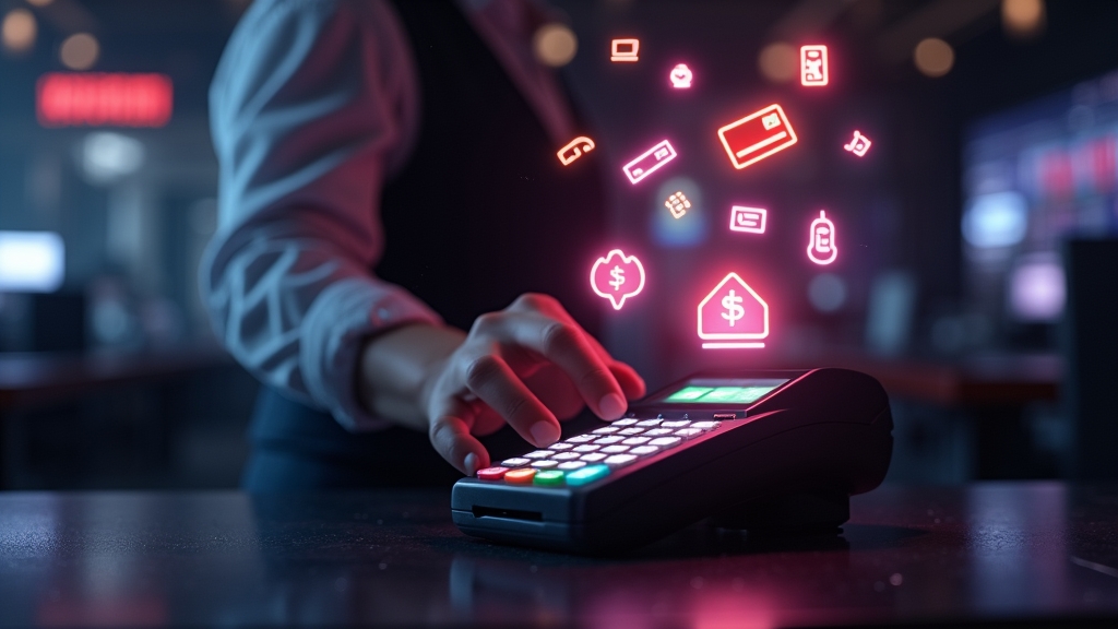 Casino cashier with payment icons showing deposit and withdrawal options